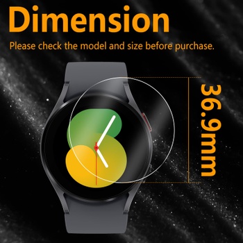 Hianjoo Pack 6 ochranných fólií kompatibilných s Samsung Galaxy Watch 6/Watch 5/Watch 4 [40mm],