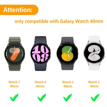 Hianjoo Pack 6 ochranných fólií kompatibilných s Samsung Galaxy Watch 6/Watch 5/Watch 4 [40mm],
