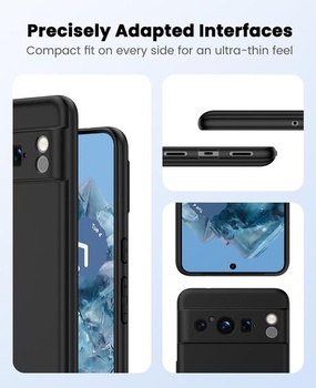 Puzdro SineOrdo pre Google Pixel 8 Pro, tenké silikónové TPU puzdro na mobilný telefón pre Google