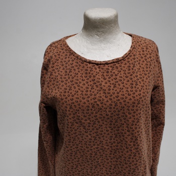 Tričko H&M barva hnědá délka 40 cm