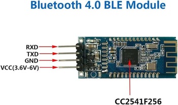 DSD TECH HM-10 Bluetooth 4.0 BLE iBeacon UART modul so 4 PIN základnou doskou pre Arduino UNO R3