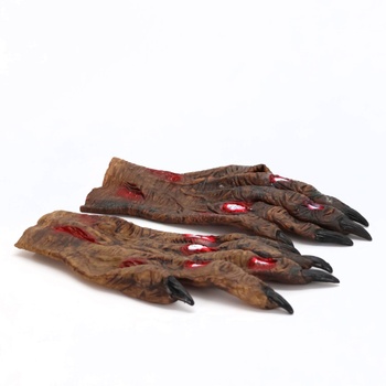 Strašidelné rukavice Widmann latexové