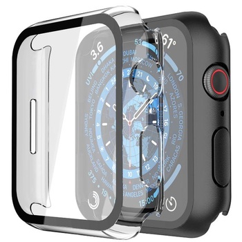 Misxi 2dílné PC pouzdro s tvrzeným sklem pro ochranu obrazovky kompatibilní s Apple Watch Series 9
