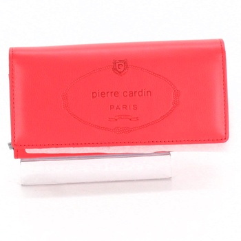 Kožená červená peněženka Pierre Cardin 