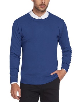 Pánský svetr Balancora, výstřih s výstřihem, slim fit, zimní svetr, pánský základní pletený svetr,