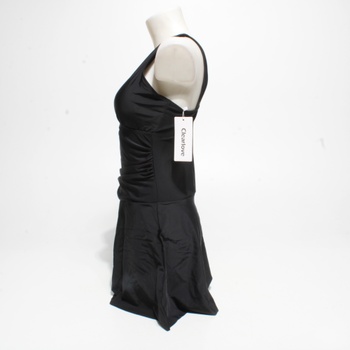 Černé volánkové šaty Clearlove