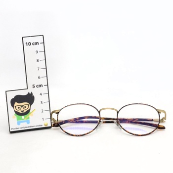 Kulaté brýle na čtení Firmoo +2,5