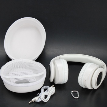 Biela Bluetooth slúchadlá Tuinyo TP 19