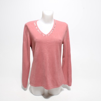 Dámský svetr elegantní růžový