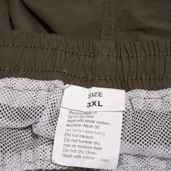 Pánské koupací šortky JustSun zelené v. 3xl