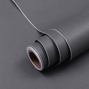 Hode Adhesive Film Šedá Nábytková fólia Matná 40x300cm na Nábytok Nástenné skrinky Písací stôl