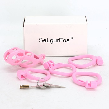 Klietka na penis SeLgurFos CB-V2.0 ružová