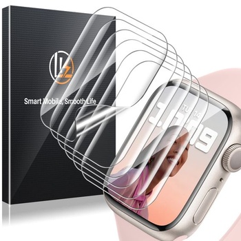 LK Balenie 6 ochranných fólií pre Apple Watch Series 9/8/7…