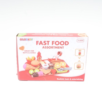 Plastové fastfood hračky Gilobaby 