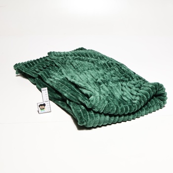 Fleecová deka Miulee, zelená 153 x 203 cm