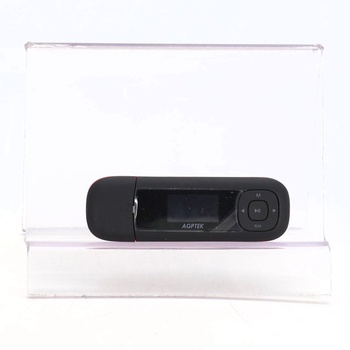 Přenosný USB MP3 přehrávač Agptek U3 černý 