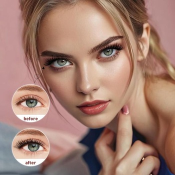 Glowing Win Predlžovanie rias DIY Individuálne riasy Natural 80D Cluster Lashes Individuálne riasy