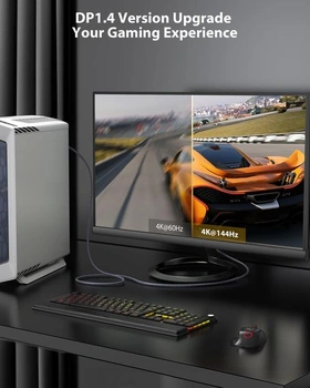 Kábel USB C DisplayPort 8K@60Hz Maxonar 4K@60Hz/144Hz/120Hz 5K@60Hz 2K@240Hz Thunderbolt 3/4 na