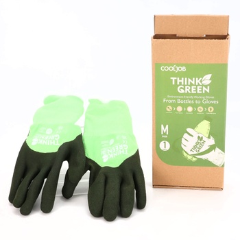 Pracovní rukavice COOLJOB zelené vel.M