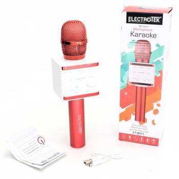 Karaoke mikrofón ShinePick Bluetooth, bezdrôtový darčekový mikrofón 4 v 1 pre deti, dievčatá, prenosný