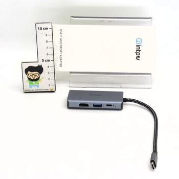 USB-C HUB Intpw 4in1, sivý