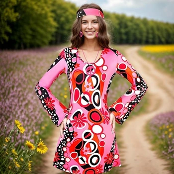 Antsparty hippie kostým pro ženy 60-70 léta