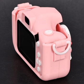 Dětský fotoaparát AONISE růžový s kočkou