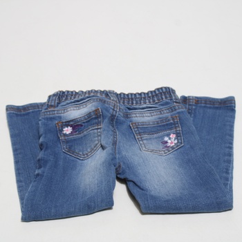 Dievčenské džínsy s výšivkami vel.98