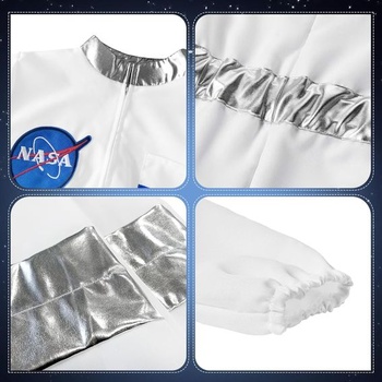 MAXHJX Kostýmová kombinéza astronauta pre deti: Vesmírna kombinéza pre deti Kostým astronauta NASA