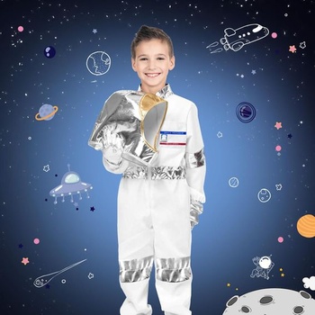 MAXHJX Kostýmová kombinéza astronauta pre deti: Vesmírna kombinéza pre deti Kostým astronauta NASA