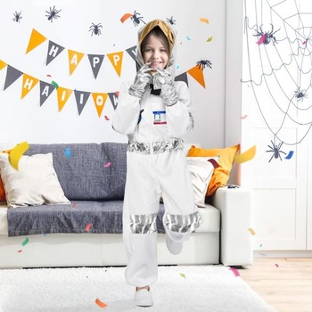 MAXHJX Kostýmová kombinéza astronauta pre deti: Vesmírna kombinéza pre deti Kostým astronauta NASA