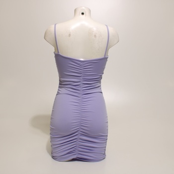 Dámské mini šaty fialové HESUUIO