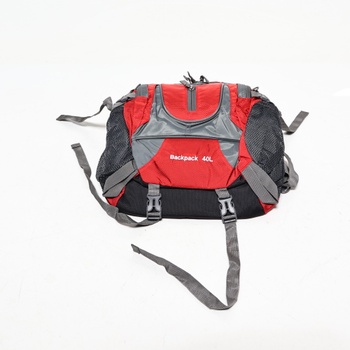 Batoh Backpack 40 l Červeno šedý