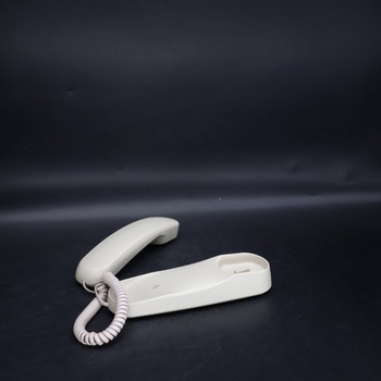Bezdrôtový biely telefón Bisofike