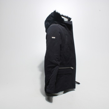 Pánský kabát černý 99 cm dlouhý