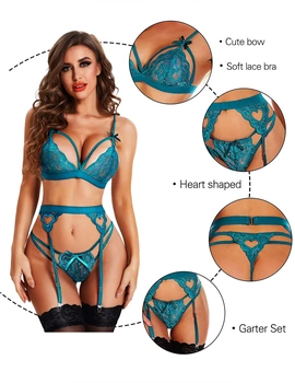Set spodnej bielizne RSLOVE zelené sexy vel.L