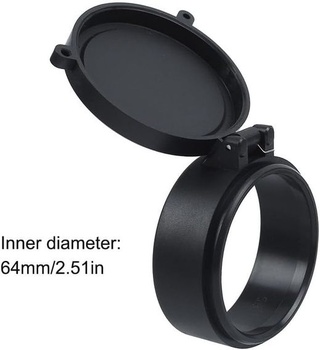Ochranný kryt puškohľadu, 25,5mm-69mm výklopný kryt puškohľad, kryt puškohľadu ochrana okulára pre