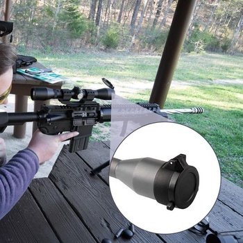 Ochranný kryt puškohľadu, 25,5mm-69mm výklopný kryt puškohľad, kryt puškohľadu ochrana okulára pre