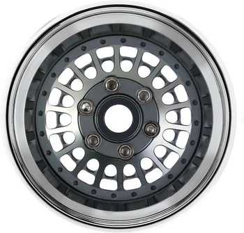 INJORA 1.9 Beadlock ráfik kolesa s hliníkovým ofsetom -10mm pre 1/10 RC Crawler SCX10 Pre TRX4 VS4-10