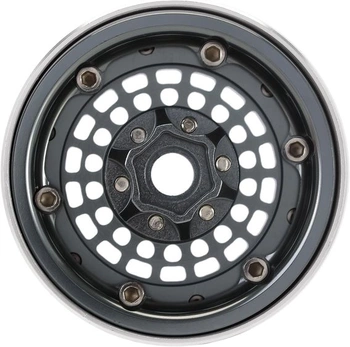 INJORA 1.9 Beadlock ráfik kolesa s hliníkovým ofsetom -10mm pre 1/10 RC Crawler SCX10 Pre TRX4 VS4-10