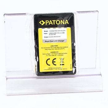 LCD nabíječka s USB-A Patona 141655 