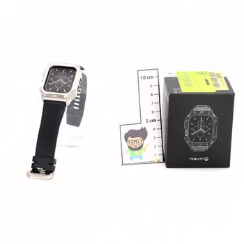 Pánské hodinky ULTIMAL baterie černostříbné
