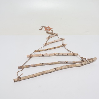 Vánoční dekorace GWHOLE, dřevěný žebřík