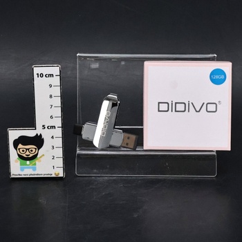 Flash disk DIDIVO USB 3.0 a USB-C 128 GB