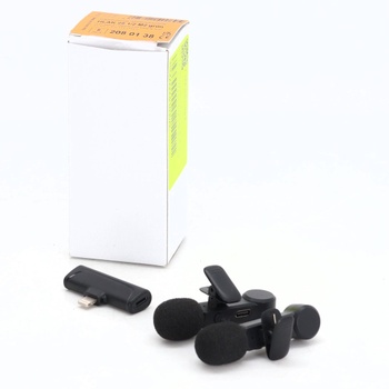 Bezdrôtový mikrofón Kepact pre iPhone čierny