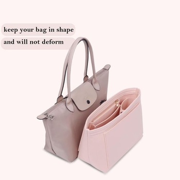 D.DUO Bag Insert Organizer Kabelka Příslušenství Longchamp Long Handle Tote Bag (L (Long Handle),