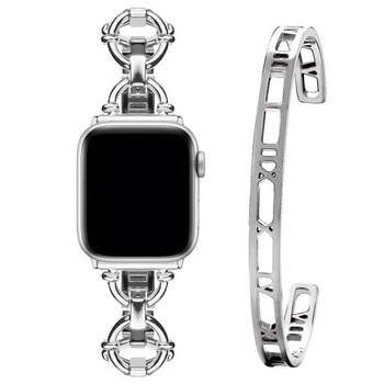 wutwuk náramok Apple Watch ženy kompatibilné s náramkom Apple Watch Strieborný 42 mm 44 mm 45 mm