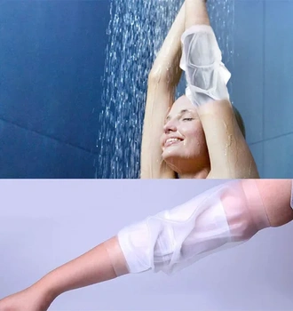 Vodotěsný PICC návlek na sprchové centrum s ramenem Albow pro děti (S)