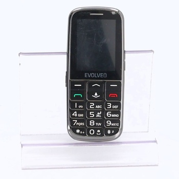 Mobil pro seniory Evolve EasyPhone EG, černý