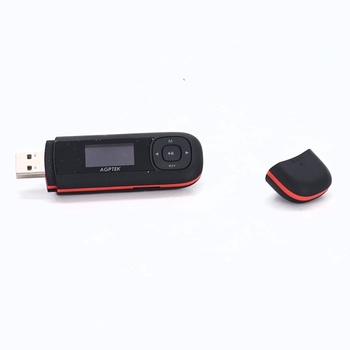 Prenosný USB MP3 prehrávač Agptek U3 čierny